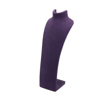 Large Suede Neck Stand - Purple