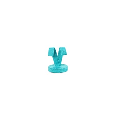 Small Suede Earring Stand - Teal