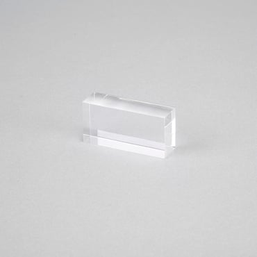 Small Acrylic Rectangular Block - Clear