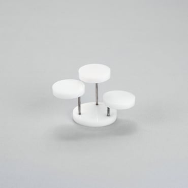Small 3 Tier Platform - Gloss White