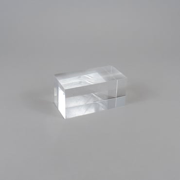 Small Acrylic Rectangle Block - Clear