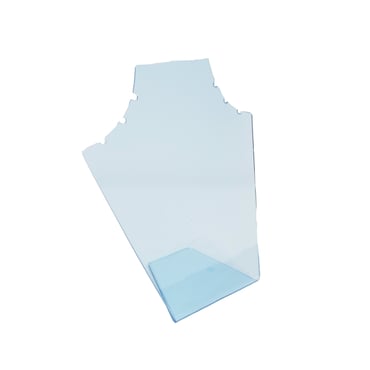 Clear Blue Acrylic Silhouette Neck Stand | TJDC