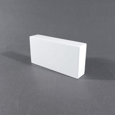 Rectangular Block - Gloss White