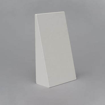 Large Pendant Wedge- Shimmer White
