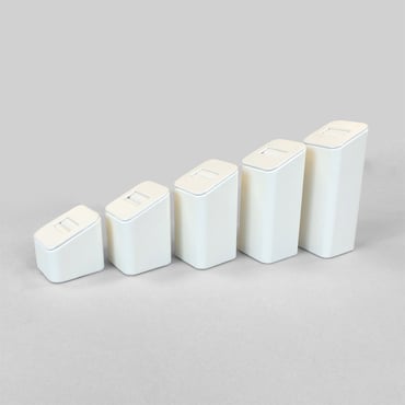 Set Of 5 Square Shimmer Ring Stands