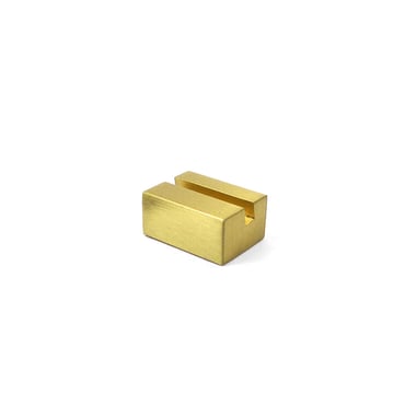 Small Graphic Holder - Brushed Gold 