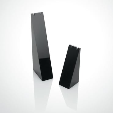 Small Acrylic Pendant Wedge - Gloss Black