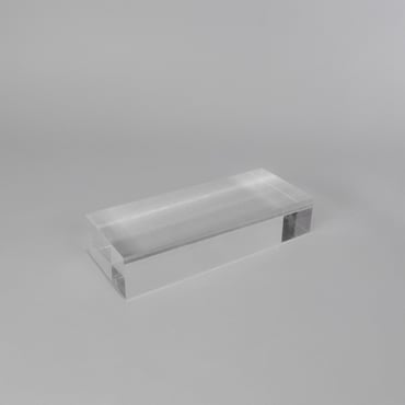 Large Acrylic Block - Clear
