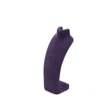 Extra Small Suede Neck Stand - Purple