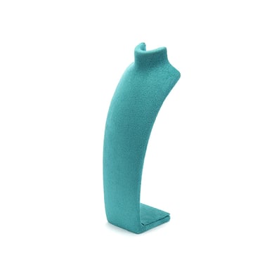 Small Suede Neck Stand - Teal
