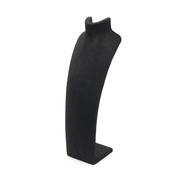 Large Suede Neck Stand - Black