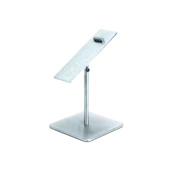 Metal Shoe Stand - Brushed Chrome