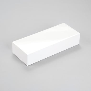 Rectangular Display Block - Gloss White