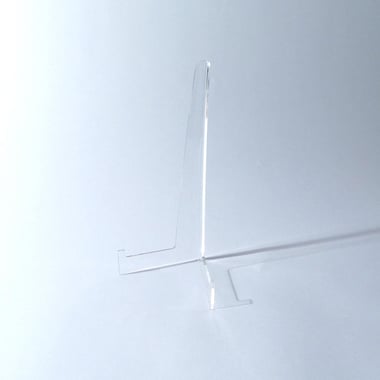 Acrylic Side Plate Stand - Clear