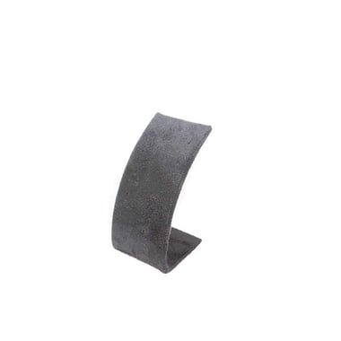 Curved Suede Stud Earring Stand - Charcoal Grey