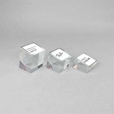 Acrylic Price Blocks - Clear