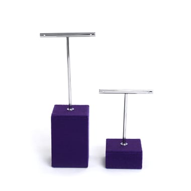 Suede Earring Set of 2- Purple