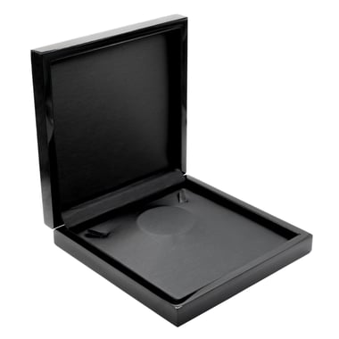 Large Wooden Necklace Box - Gloss Black