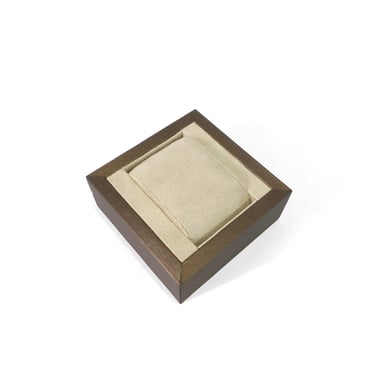 Singular Watch Display Tray - Shimmer Copper & Natural Suede