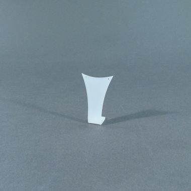 Single Fin Acrylic Earring Stand - Frosted