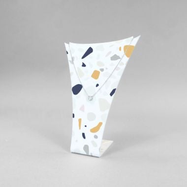 Large Fin Neck Stand - Terrazzo 