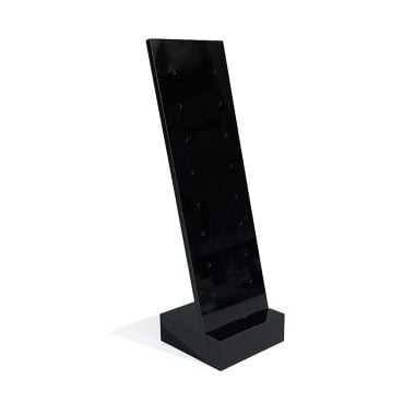 Large Acrylic Earring Stand - Gloss Black 
