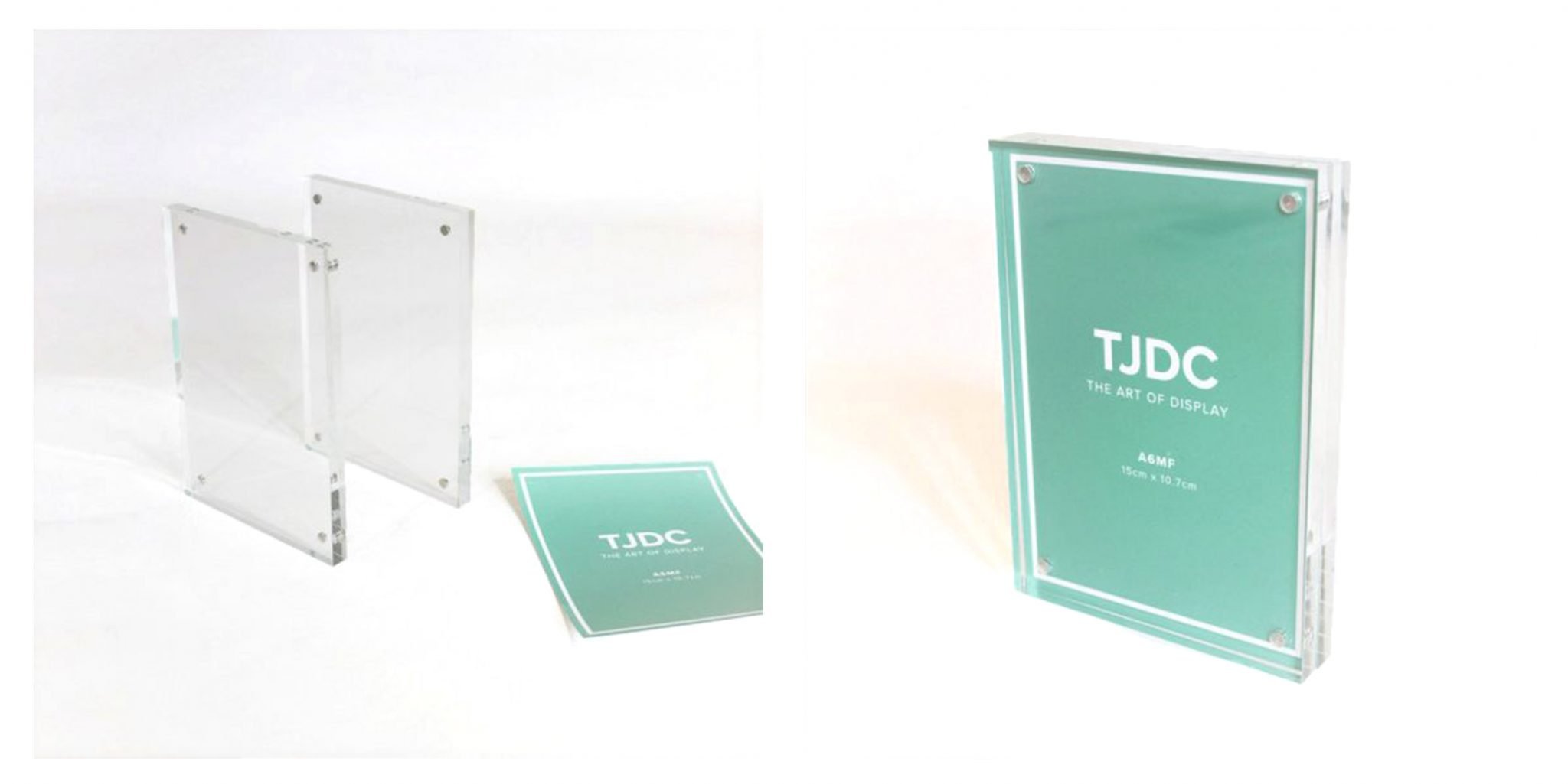 Clear magnetic boards to show off your branding and signage TJDC