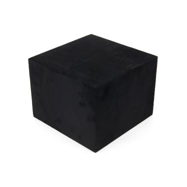 Large Suede Block - Black