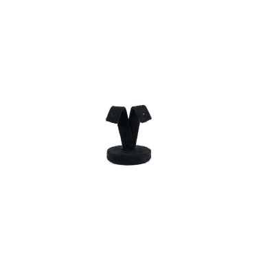 Small Suede Earring Stand - Black
