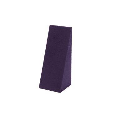 Large Suede Pendant Wedge - Purple