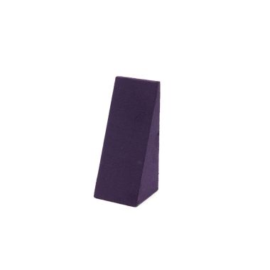 Small Suede Pendant Wedge - Purple