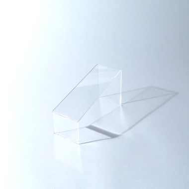 Acrylic Slanted Shoe Stand - Clear