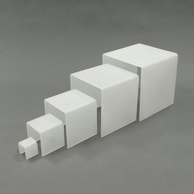 Set of 5 Acrylic Risers - Frosted