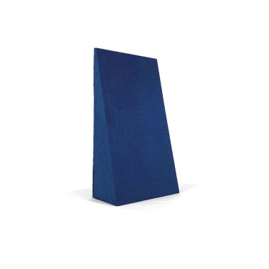 Large Suede Pendant Wedge Display Stand - Navy