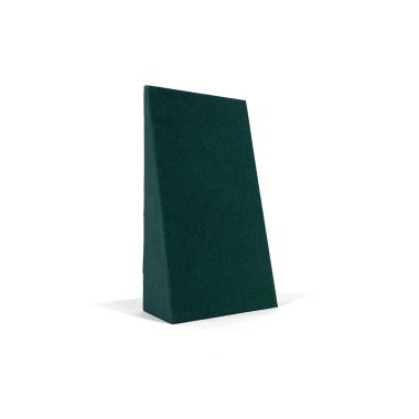 Large Suede Pendant Wedge Display Stand- Racing Green