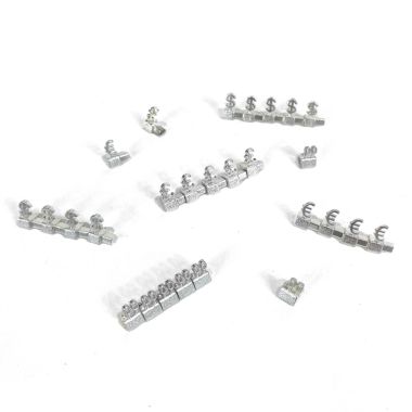 Pack Of 10 3D Alloy Price Cubes- Silver