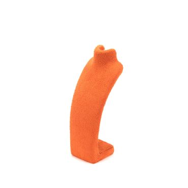 Extra Small Suede Neck Stand - Orange