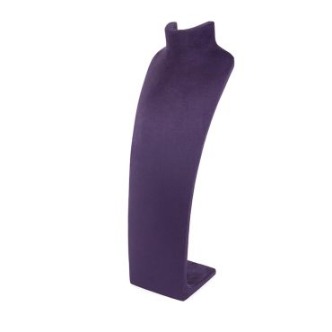 Extra Large Suede Neck Stand - Purple