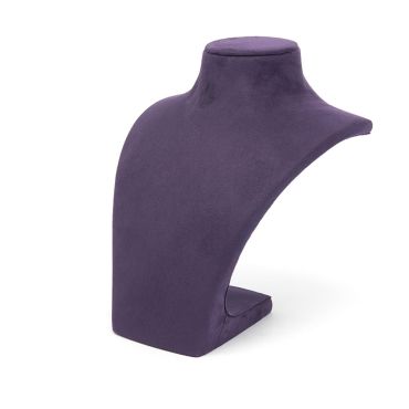 Medium Suede Shoulder Bust - Purple