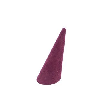 Suede Ring Cone - Burgundy