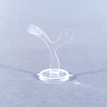 Small Acrylic Earring Stand - Clear