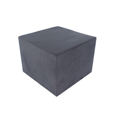 Large Suede Block - Charcoal Grey