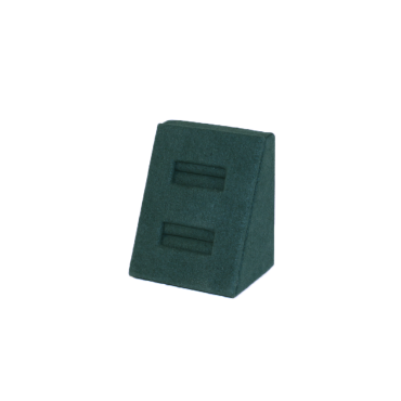 Suede 2 Ring Holder - Racing Green