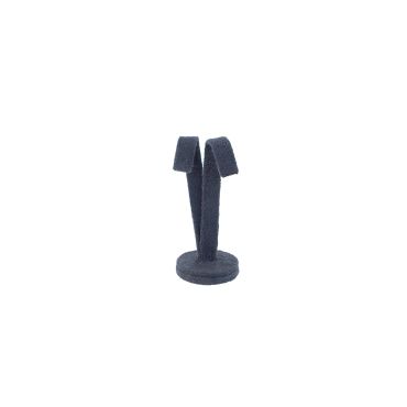 Medium Suede Earring Stand - Charcoal Grey