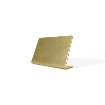 Branding Plate - Brushed Gold